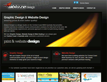 Tablet Screenshot of ablazedesign.com.au